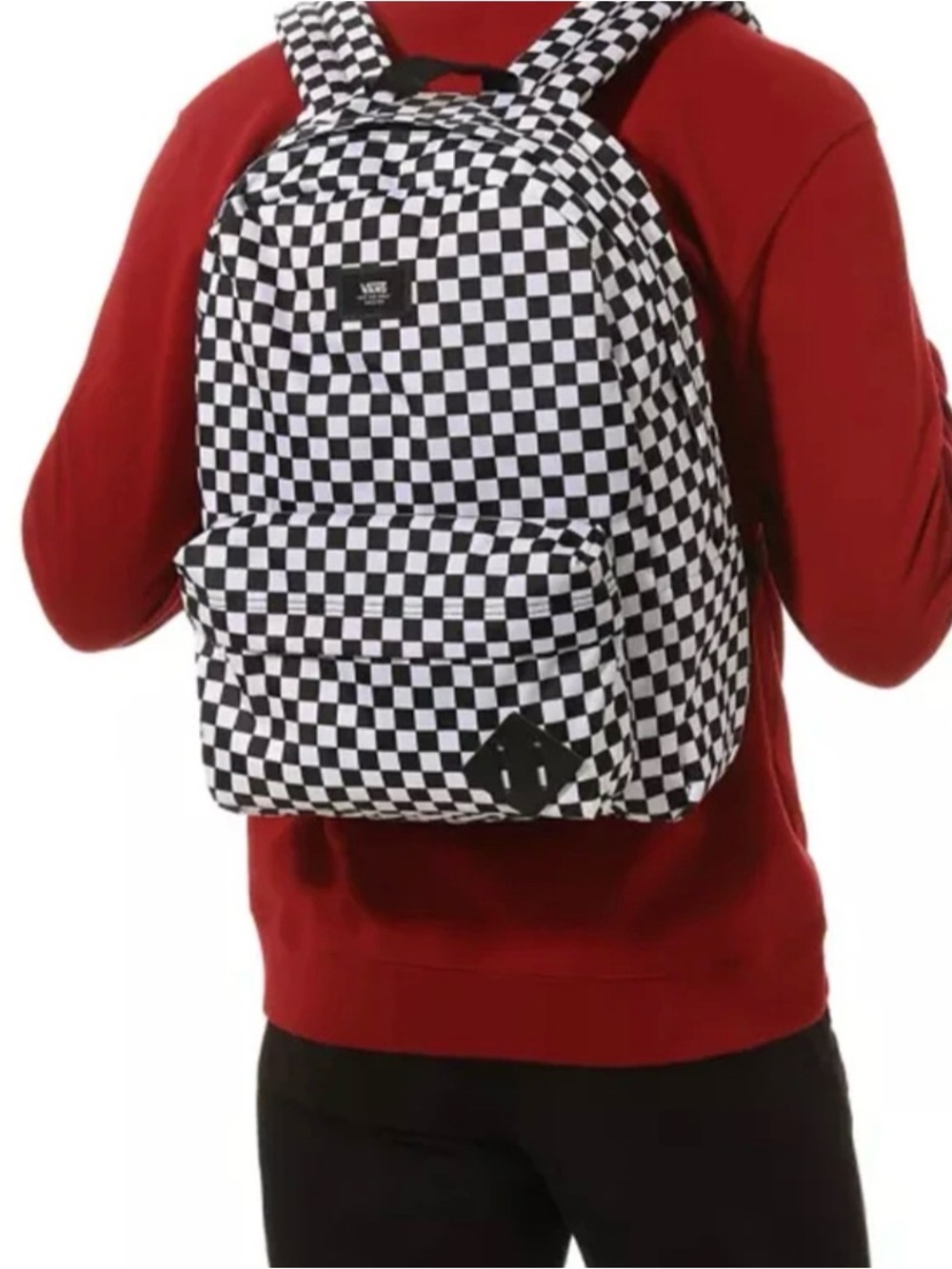 Vans Retro Streetwear Skater Old Skool II B&W Check H2o Backpack-With Lash Tag